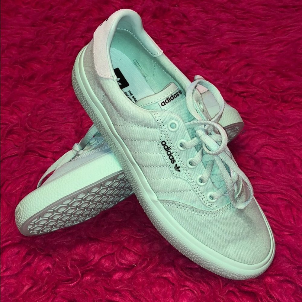 Mint Green Adidas Skateboard Shoe